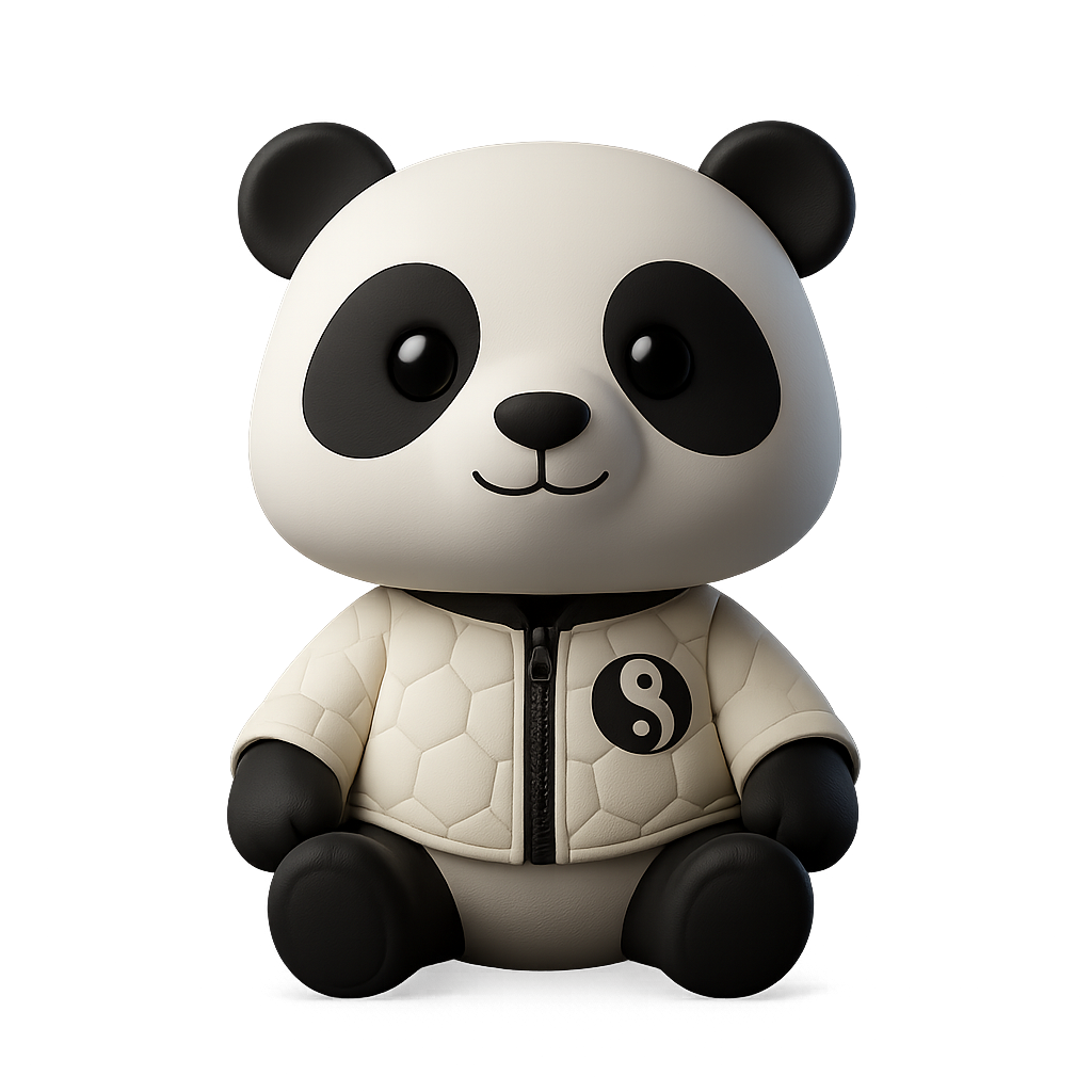 QuantFulfill Panda Mascot
